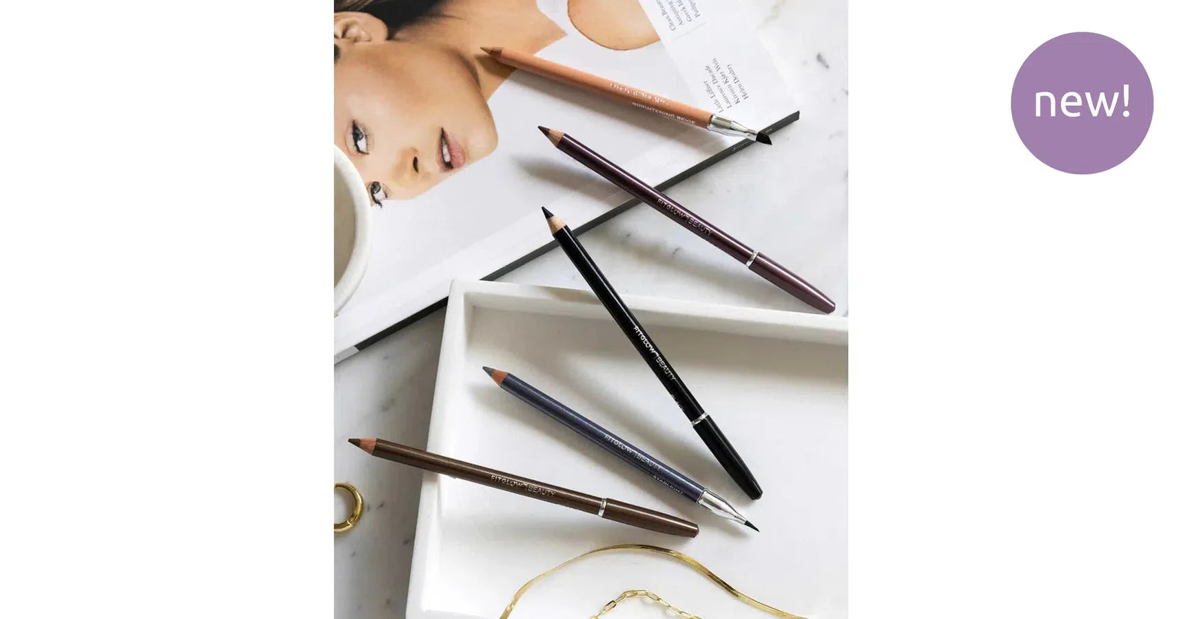 Fitglow Vegan Pencil Eye Liner - Brightening Beige (1.1g)