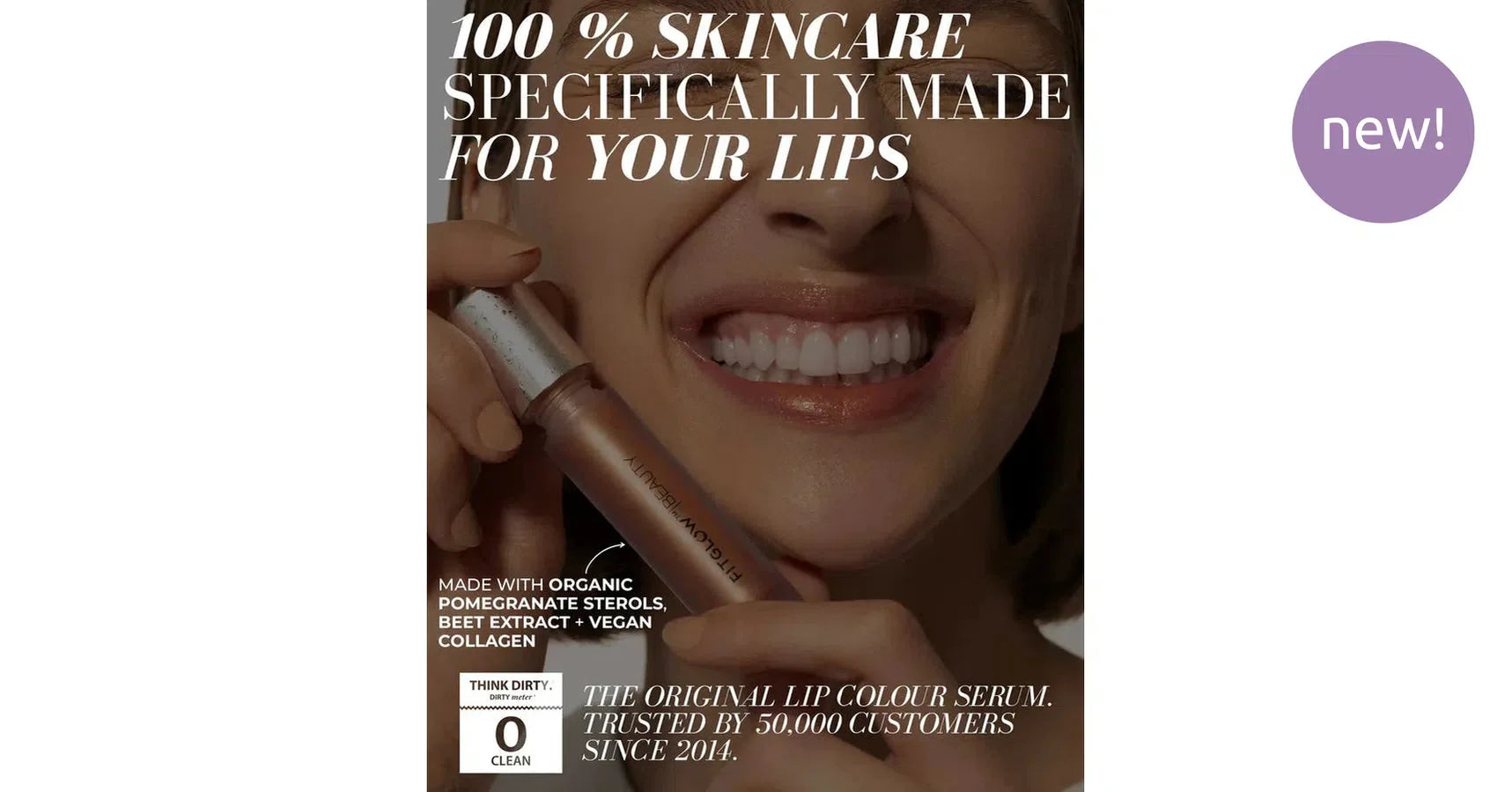 Fitglow Lip Colour Serum - Coral Glow (10g)