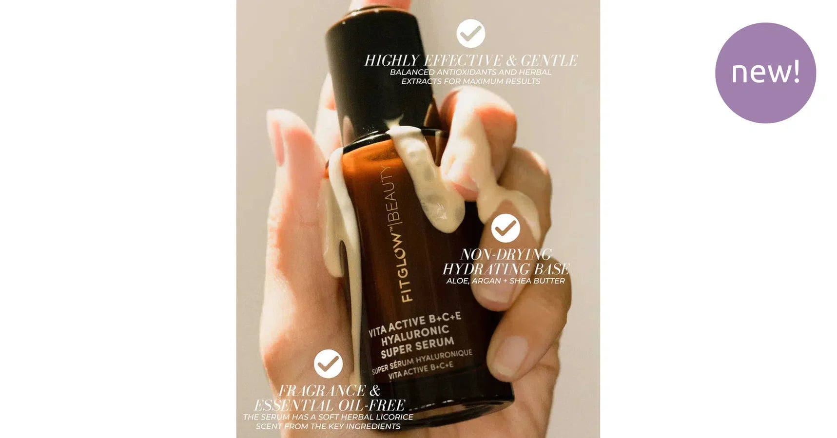 Fitglow Vita Active B+C+E Hyaluronic Super Serum (30ml)